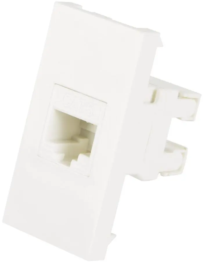 AV:LINK CAT6 RJ45 Θύρα Keystone για Τοίχο, 50x25mm