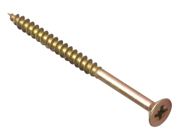 ForgeFix Multi-Purpose Pozi Screws CSK ST ZYP 5.0 x 70mm, Pack of 10