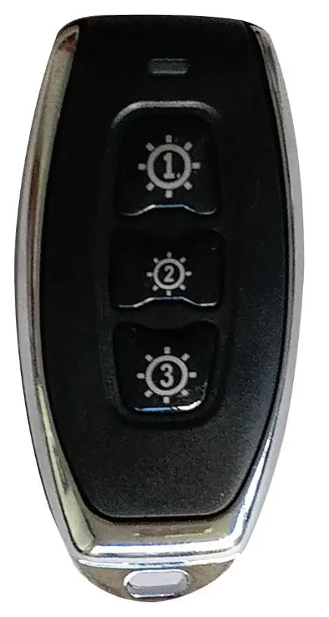V-TAC Wireless Lighting Remote Control Switch, 3-Button