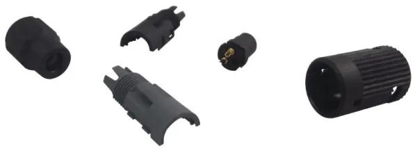 BINDER 2-Way Free Socket, IP40, 125V/4A