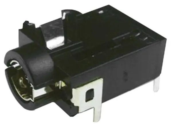 CLIFF 3.5mm 4-Pole PCB Mount Socket, Nickel Plated