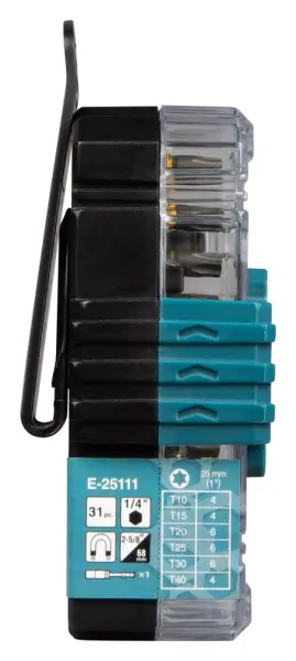 Makita Impact Premier Torsion Bit Set, 31 pc, 280 g