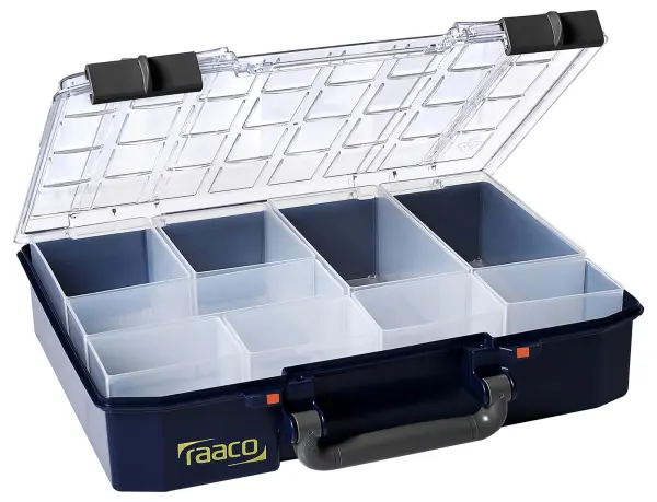 Raaco CarryLite 80 4x8-9 Organiser Box Blue 10kg 25 Inserts