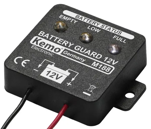 KEMO ELECTRONIC 12V Battery Guard Module with LED Indicators