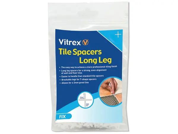 Vitrex - Spacer Kaki Panjang 2mm (Pek 2000)