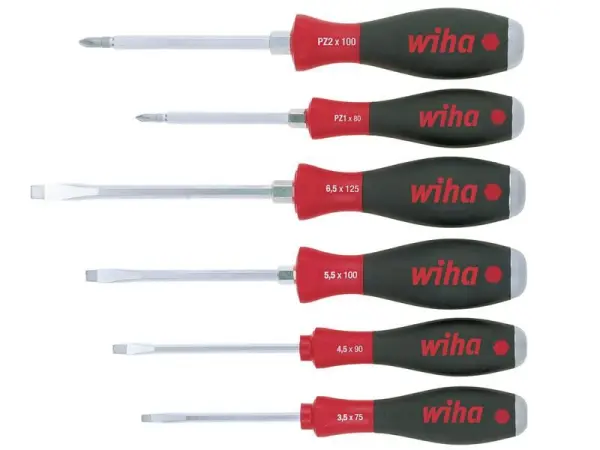 Wiha - Tacar Scriúireacht Bhioraithe SL/PZ, 6pc