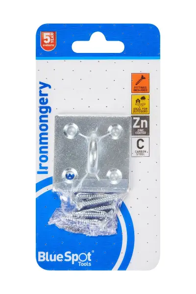 Blue Spot Tools 镀锌钢板钉扣 50mm x 50mm