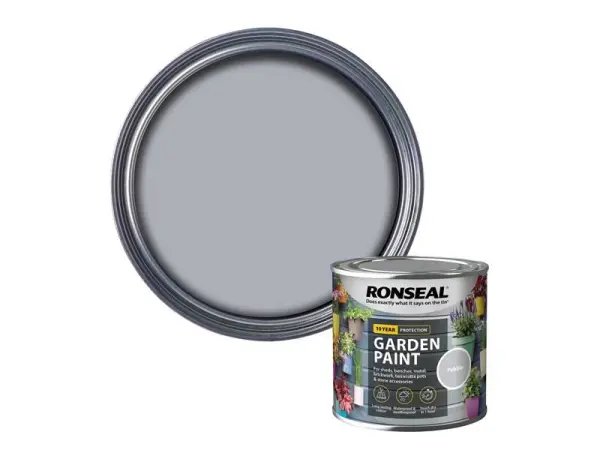 Ronseal Garden Paint, Pebble Shade, 250ml