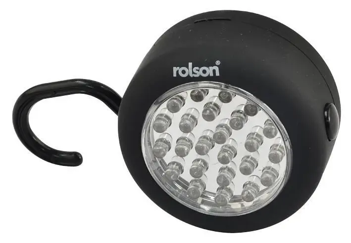 ROLSON TOOLS 24 LED 작업등 - 후크 및 자석 장착