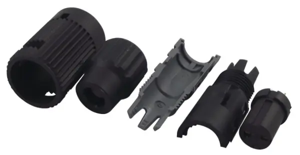 BINDER Conector Circular de 3 Vías Serie 710 para Soldar, IP40