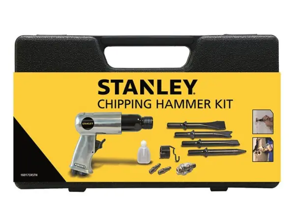Kit Martelo Pneumático STANLEY® com 4 Cinzéis