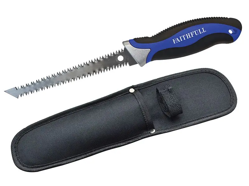 Faithfull Plasterboard Saw, 150mm, 7 TPI, with Sheath