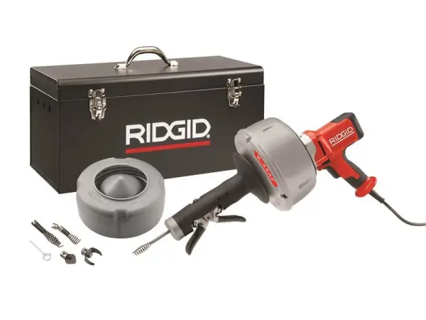 RIDGID K45-AF5 Καθαριστικό Πυροβόλο Σωλήνα, Σετ, 240V
