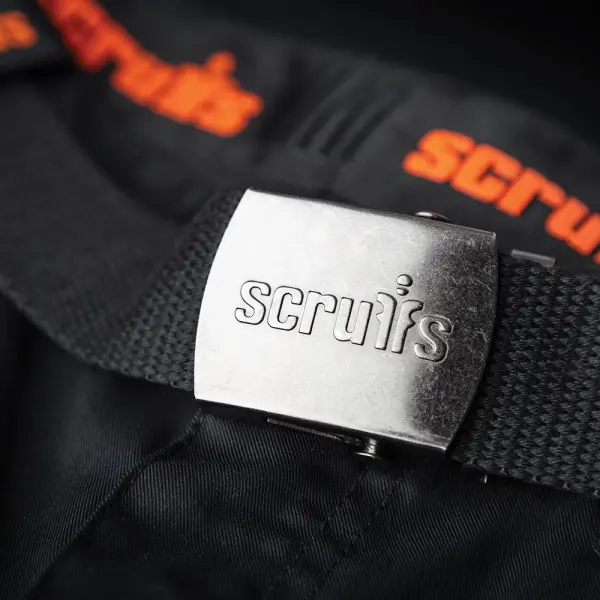 Scruffs Pro Flex Work Trousers - Black, 38S, 250gsm