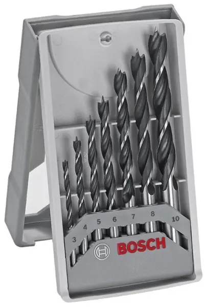 Bosch Professional Brad Point Drill Bit Set, 7-Piece