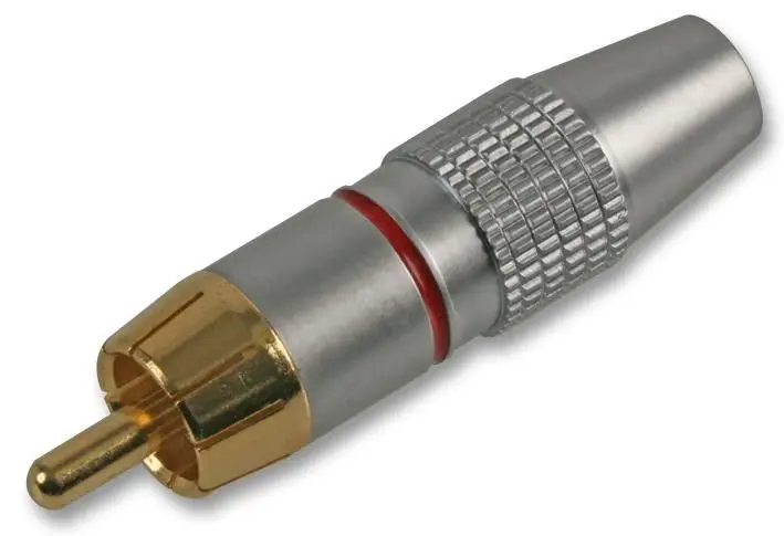 PRO SIGNAL Phono Plug, High Quality, Red