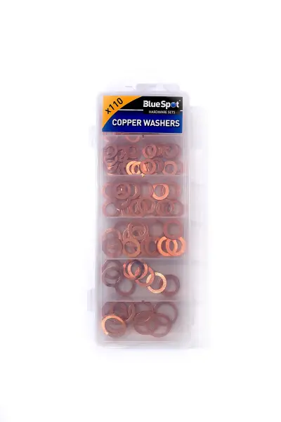 Blue Spot Tools 110-Piece Copper Washer Assortment Set