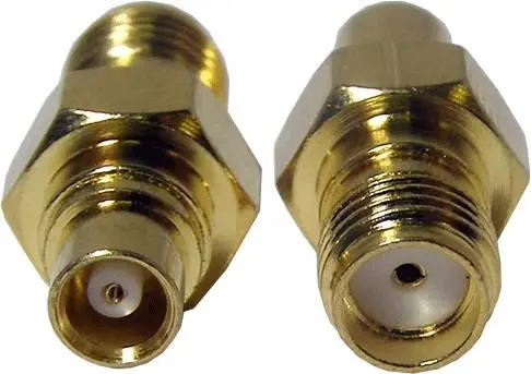 RF Solutions MCX to SMA Socket Adaptor, Gold Plated, 50 Ohm