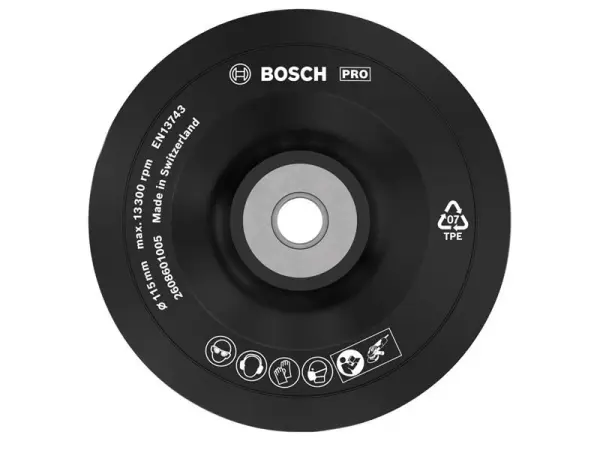 Bosch PRO Backing Pad, 115mm, M14, for Power Tools