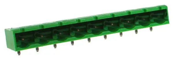 Connecteur PCB mâle horizontal CAMDENBOSS 9 broches, pas 7.62mm