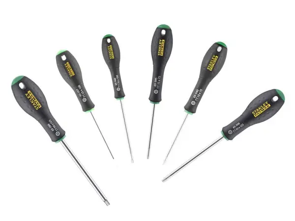 STANLEY® FatMax® - Jeu de 6 tournevis TORX anti-sabotage