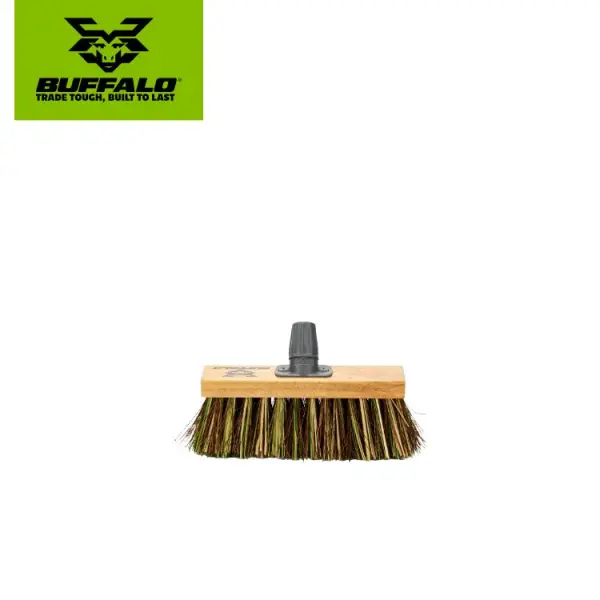 Buffalo Stiff Bassine Mix Scavenger Broom Head 10.5 in