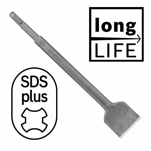 Bosch SDS+ Wide Spade Chisel, 40mm x 250mm