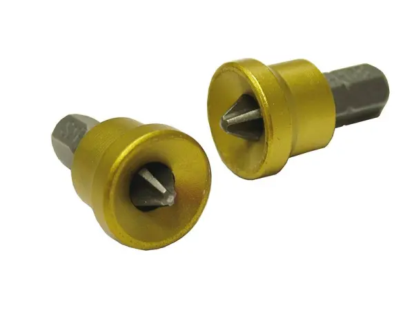 Faithfull Drywall Screwdriver Adaptor with PH2 Bits (2-Pack)