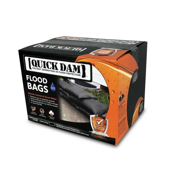 Quick Dam Flood Bags, Water Activated, 30cm x 61cm (Pack of 20)