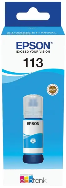 Epson 113 EcoTank Ink Refill Bottle - Cyan