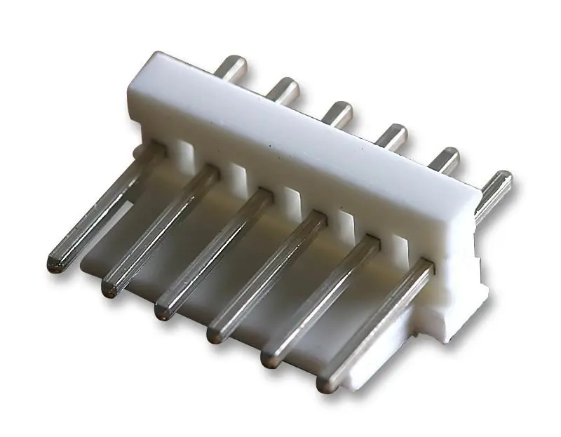 TE Connectivity MTA-100 Vertical Header, 0.1”, 6-Way, Tin Plated