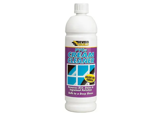 Everbuild Sika PVCu Cream Cleaner, 1L, Solvent-Free