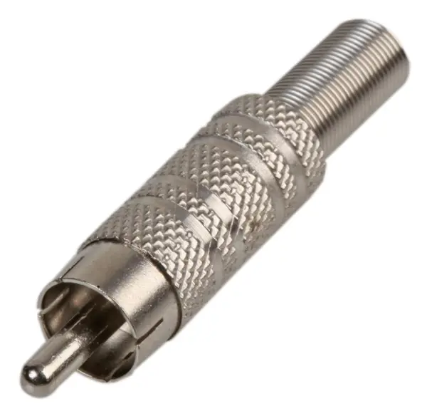 PRO SIGNAL Nickel Plated Phono Plug, 6mm Diameter