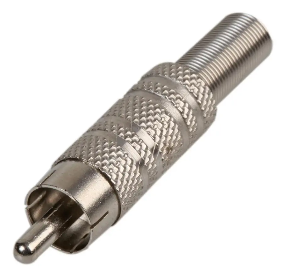 PRO SIGNAL FONO konektor s niklovou povrchovou úpravou, průměr 6mm