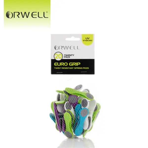 Orwell Euro Grip Spring Pegs 20 Pack