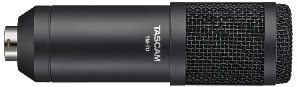 TASCAM TM-70 Dynamic Supercardioid Podcast Microphone with Accessories