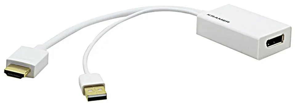 KRAMER HDMI na DisplayPort adaptér, 4K 30Hz, HDCP 2.0