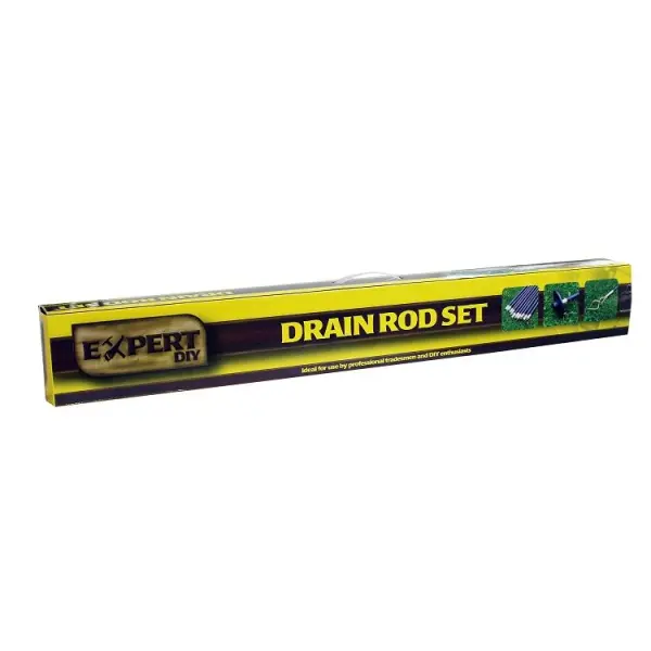 Kingfisher Drain Rod Set, 9 Metre, 12-Piece