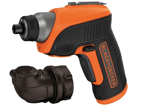 BLACK + DECKER CS3652LC Atornillador inalámbrico de 3,6V Li-ion con ángulo rect