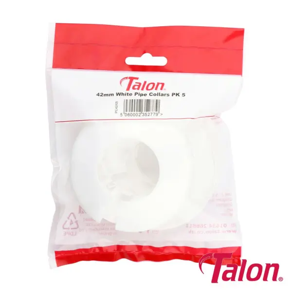 Timco קולר צינור PP 42מ״מ לבן