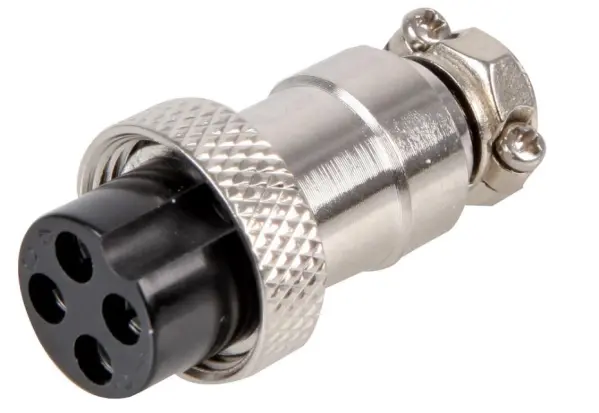 PRO SIGNAL Connettore Multipolare a 4 Pin con Presa Inline