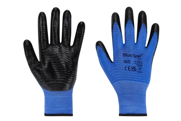 Blue Spot Tools 加厚丁腈掌面手套 中号(8码)