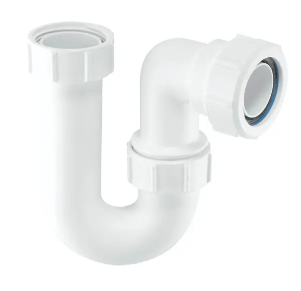 McAlpine 管状Pトラップ 32mm ホワイト