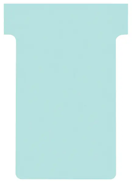 NOBO Size 2 T-Card Planning Cards, 100 Pack - Blue