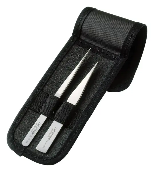Lindstrom Stainless Steel Tweezer Set, 2 Piece