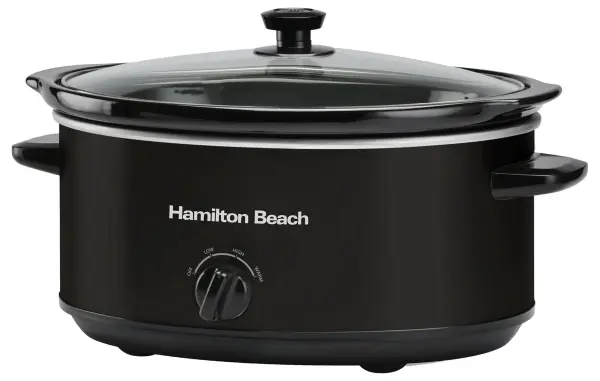 Hamilton Beach Family Cook Slow Cooker - Black