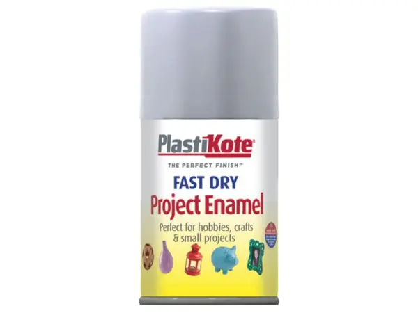 PlastiKote Tinta Spray Esmalte de Secagem Rápida - Alumínio, 100ml