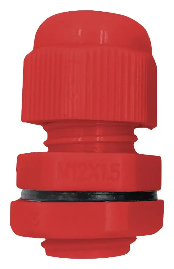 Passe-câble en nylon PRO ELEC M16, rouge, IP68, gamme 4-8mm
