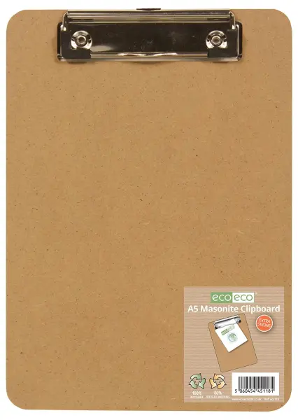 ECO-ECO A5 Masonite Clipboard