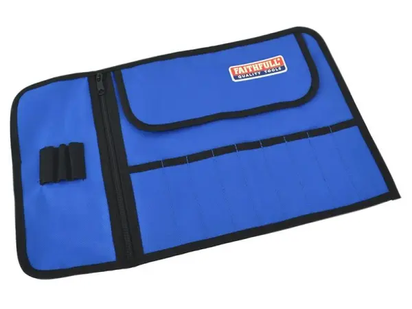 Faithfull ドリルビットロール 27cm×42cm 耐久性抜群 ツール収納
